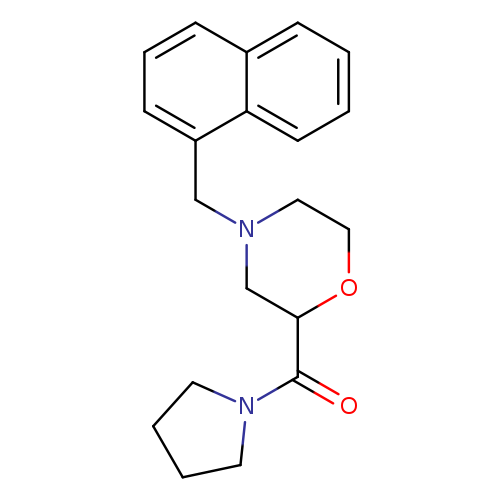 4-[(naphthalen-1-yl)methyl]-2-(pyrrolidine-1-carbonyl)morpholine