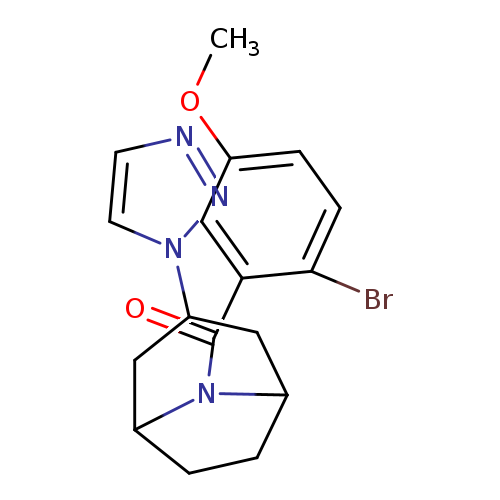 8-(2-bromo-5-methoxybenzoyl)-3-(1H-1,2,3-triazol-1-yl)-8-azabicyclo[3.2.1]octane