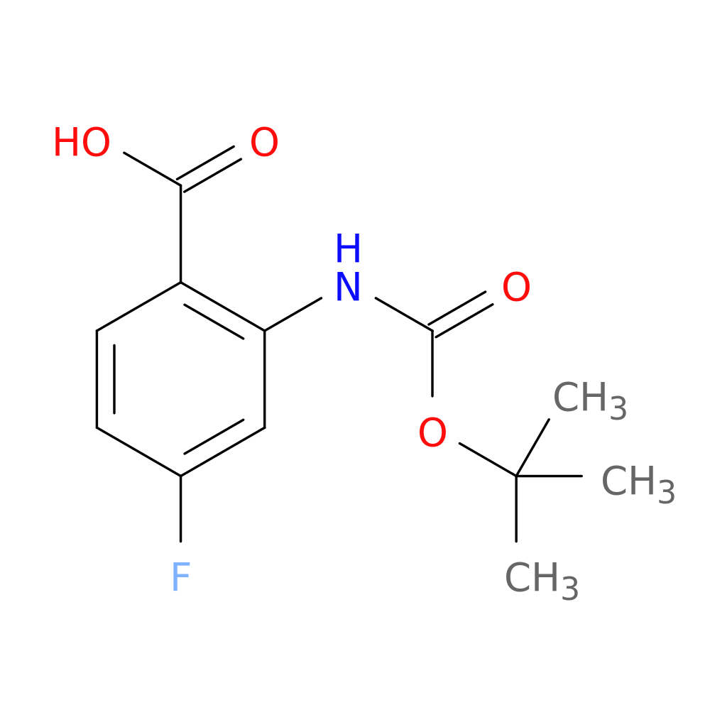 2-((tert-Butoxycarbonyl)amino)-4-fluorobenzoic acid