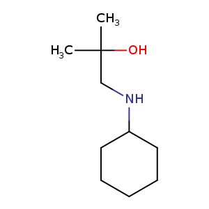 1-(Cyclohexylamino)-2-methylpropan-2-ol
