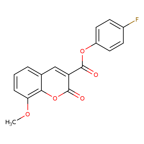 4-fluorophenyl 8-methoxy-2-oxo-2H-chromene-3-carboxylate