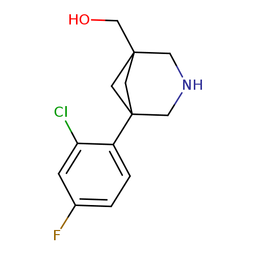 [5-(2-chloro-4-fluorophenyl)-3-azabicyclo[3.1.1]heptan-1-yl]methanol