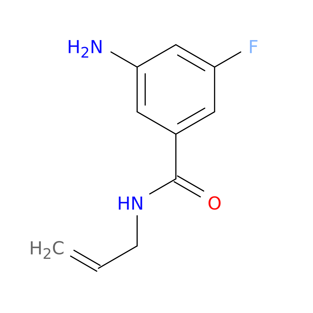 3-Amino-5-fluoro-n-(prop-2-en-1-yl)benzamide