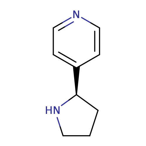 Pyridine, 4-(2-pyrrolidinyl)-, (-)- (9CI)