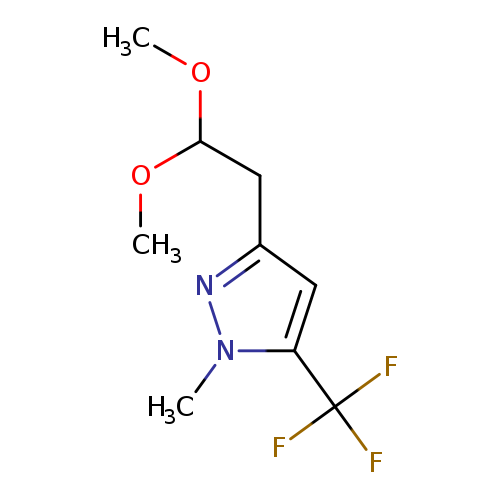 3-(2,2-dimethoxyethyl)-1-methyl-5-(trifluoromethyl)-1H-pyrazole
