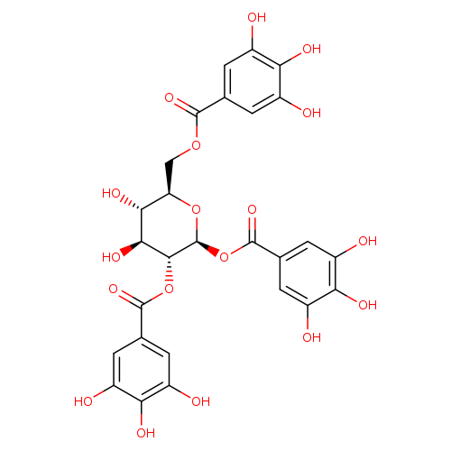 1，2，6-Tri-O-galloyl-β-D-glucose