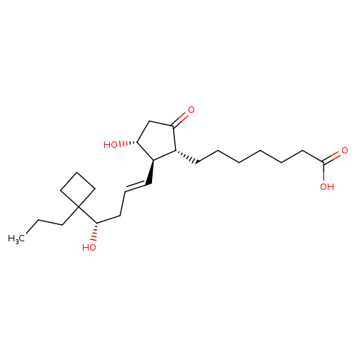 (+/-)-15-DEOXY-16R-HYDROXY-17-CYCLOBUTYL PROSTAGLANDIN E1