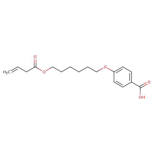4-{[6-(but-3-enoyloxy)hexyl]oxy}benzoic acid