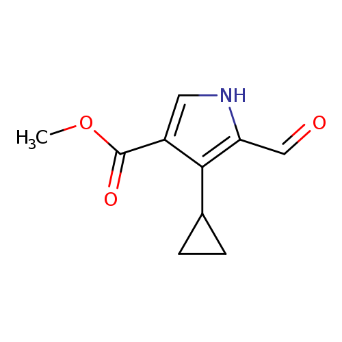 methyl 4-cyclopropyl-5-formyl-1H-pyrrole-3-carboxylate