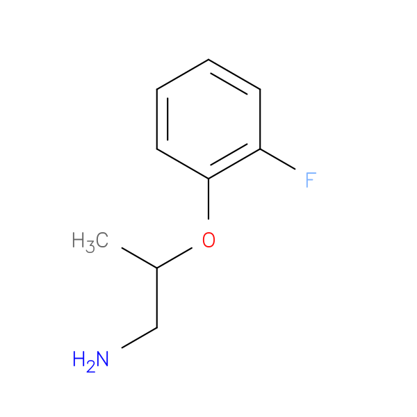 2-(2-fluorophenoxy)propan-1-amine