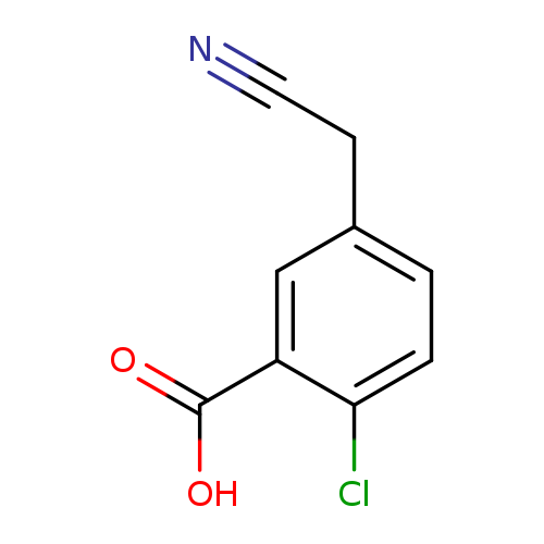 2-chloro-5-(cyanomethyl)benzoic acid
