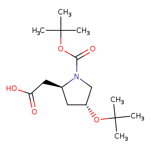2-[(2S,4R)-4-(tert-butoxy)-1-[(tert-butoxy)carbonyl]pyrrolidin-2-yl]aceticacid