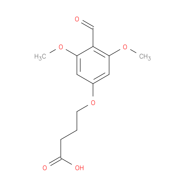4-(4-formyl-3,5-dimethoxyphenoxy)butanoic acid