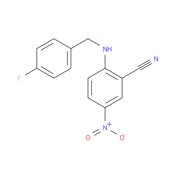 2-[(4-Fluorobenzyl)amino]-5-nitrobenzonitrile