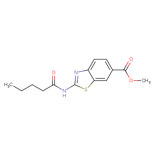 methyl 2-pentanamido-1,3-benzothiazole-6-carboxylate