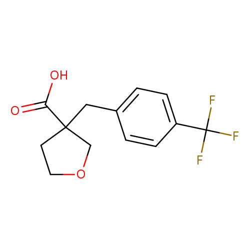 3-{[4-(trifluoromethyl)phenyl]methyl}oxolane-3-carboxylic acid