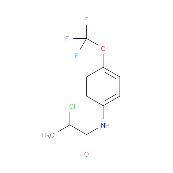 2-chloro-N-[4-(trifluoromethoxy)phenyl]propanamide