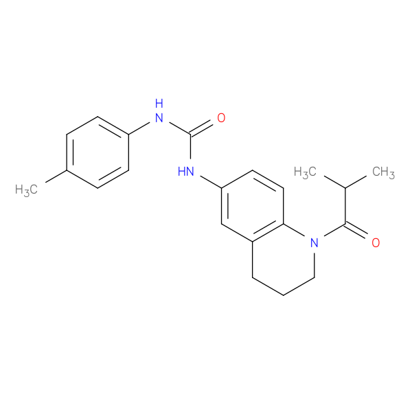 1-(4-methylphenyl)-3-[1-(2-methylpropanoyl)-1,2,3,4-tetrahydroquinolin-6-yl]urea
