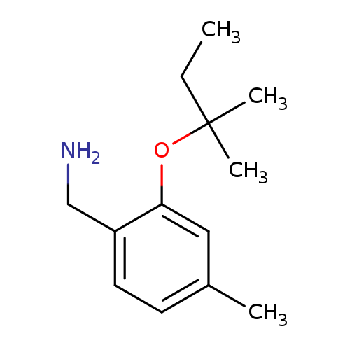 {4-methyl-2-[(2-methylbutan-2-yl)oxy]phenyl}methanamine
