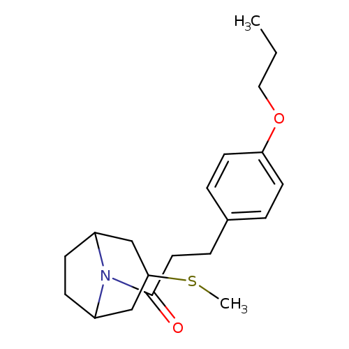 1-[3-(methylsulfanyl)-8-azabicyclo[3.2.1]octan-8-yl]-3-(4-propoxyphenyl)propan-1-one