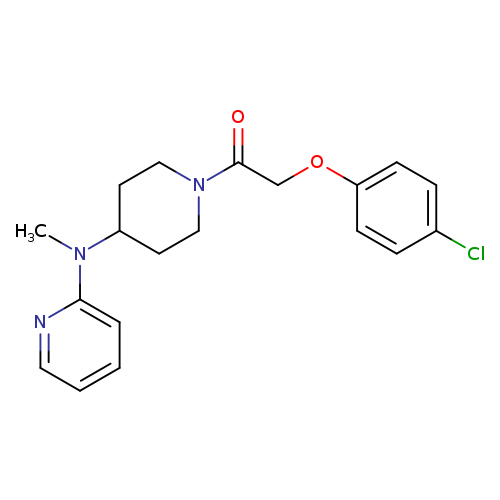 2-(4-chlorophenoxy)-1-{4-[methyl(pyridin-2-yl)amino]piperidin-1-yl}ethan-1-one