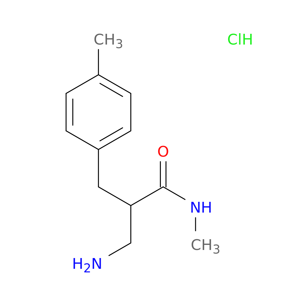 3-amino-N-methyl-2-[(4-methylphenyl)methyl]propanamide hydrochloride