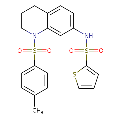 N-[1-(4-methylbenzenesulfonyl)-1,2,3,4-tetrahydroquinolin-7-yl]thiophene-2-sulfonamide