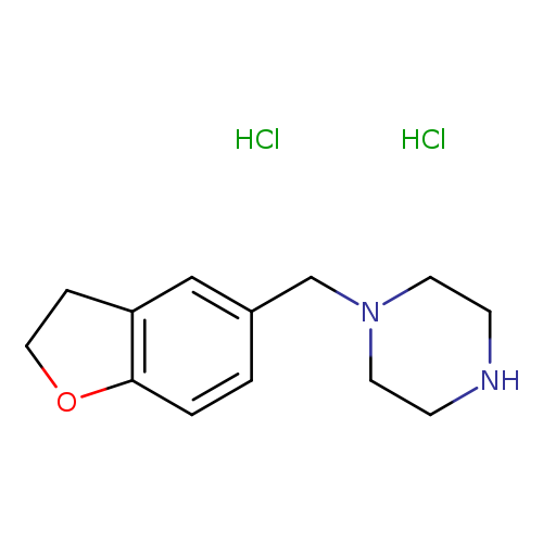 1-(2,3-Dihydro-1-benzofuran-5-ylmethyl)piperazine DiHCl