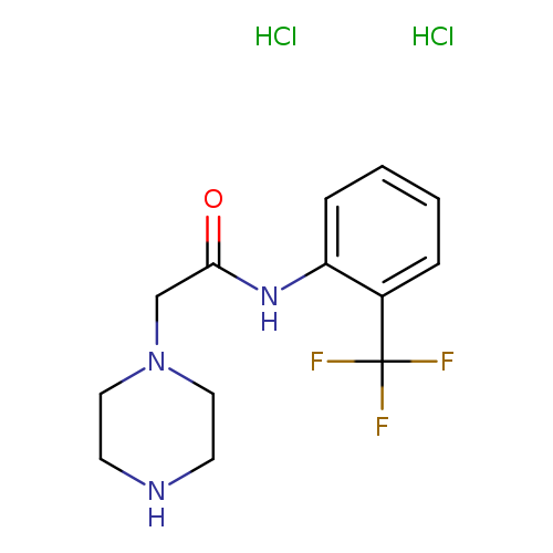 2-(piperazin-1-yl)-N-[2-(trifluoromethyl)phenyl]acetamide dihydrochloride