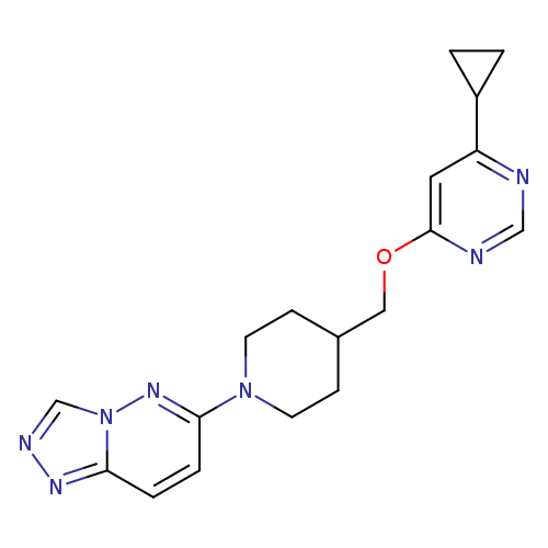 4-cyclopropyl-6-[(1-{[1,2,4]triazolo[4,3-b]pyridazin-6-yl}piperidin-4-yl)methoxy]pyrimidine