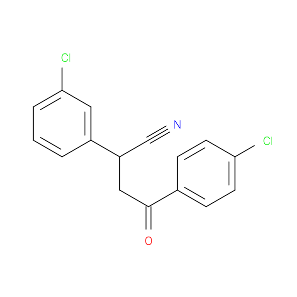 2-(3-chlorophenyl)-4-(4-chlorophenyl)-4-oxobutanenitrile