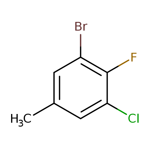 1-Bromo-3-chloro-2-fluoro-5-methylbenzene