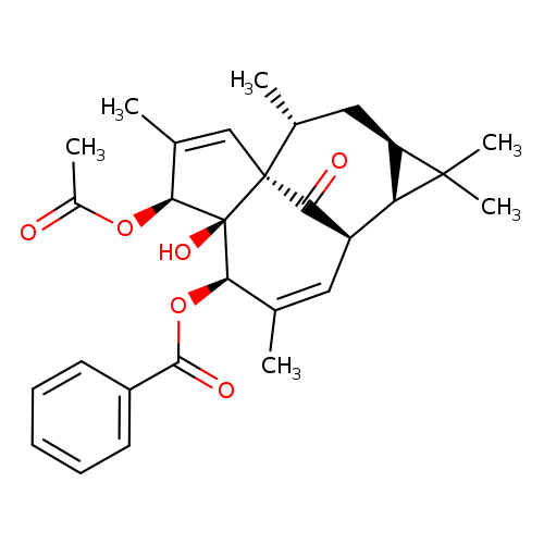 (1aR,2R,5R,5aR,6S,8aS,9R,10aR)-6-(Acetyloxy)-5-(benzoyloxy)-1a,2,5,5a,6,9,10,10a-octahydro-5a-hydroxy-1,1,4,7,9-pentamethyl-1H-2,8a-methanocyclopenta[a]cyclopropa[e]cyclodecen-11-one