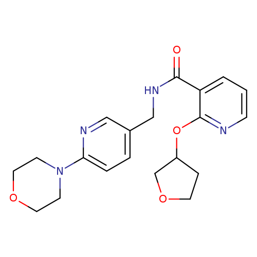 N-{[6-(morpholin-4-yl)pyridin-3-yl]methyl}-2-(oxolan-3-yloxy)pyridine-3-carboxamide