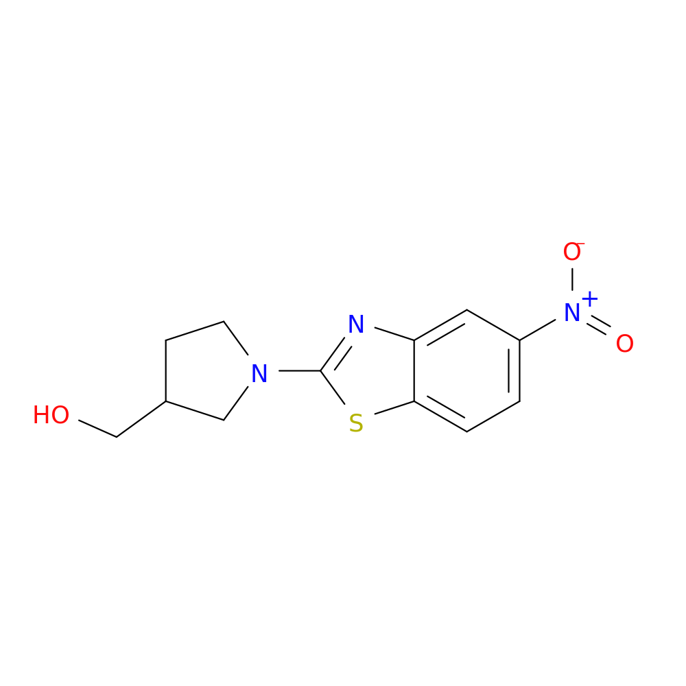 (1-(5-Nitrobenzo[d]thiazol-2-yl)pyrrolidin-3-yl)methanol