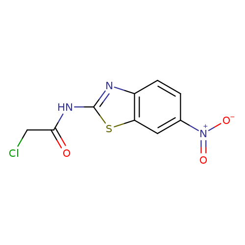 2-Chloro-N-(6-nitro-1,3-benzothiazol-2-yl)acetamide