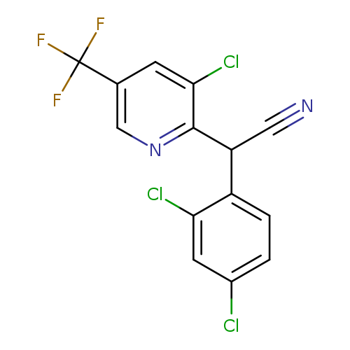 2-[3-chloro-5-(trifluoromethyl)pyridin-2-yl]-2-(2,4-dichlorophenyl)acetonitrile