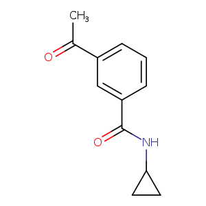 3-Acetyl-N-cyclopropylbenzamide