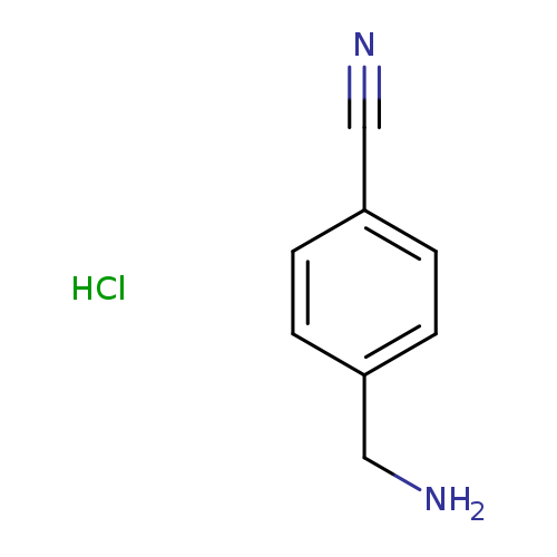 Benzonitrile, 4-(aminomethyl)-, hydrochloride (1:1)