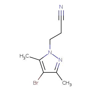 3-(4-Bromo-3,5-dimethyl-1H-pyrazol-1-yl)propanenitrile