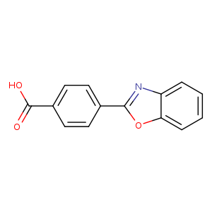Benzoic acid, 4-(2-benzoxazolyl)-