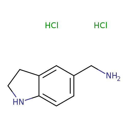 (2,3-Dihydro-1H-indol-5-ylmethyl)aminedihydrochloride