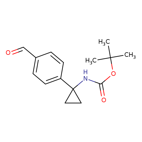 tert-Butyl N-[1-(4-formylphenyl)cyclopropyl]carbamate