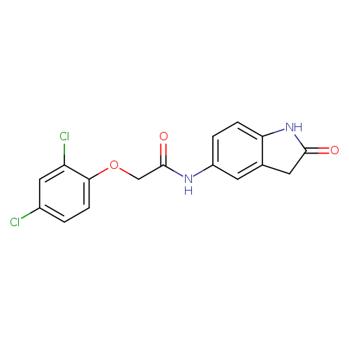 2-(2,4-dichlorophenoxy)-N-(2-oxo-2,3-dihydro-1H-indol-5-yl)acetamide