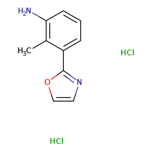 2-methyl-3-(1,3-oxazol-2-yl)aniline dihydrochloride