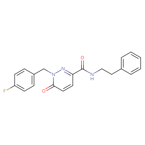 1-[(4-fluorophenyl)methyl]-6-oxo-N-(2-phenylethyl)-1,6-dihydropyridazine-3-carboxamide
