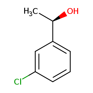 Benzenemethanol, 3-chloro-α-methyl-, (αR)-