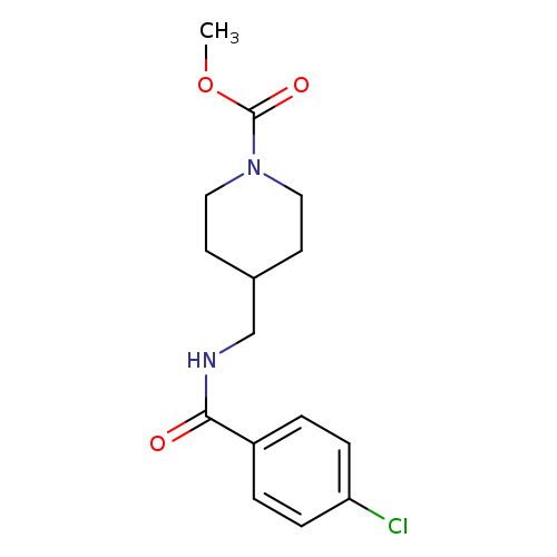 methyl 4-{[(4-chlorophenyl)formamido]methyl}piperidine-1-carboxylate