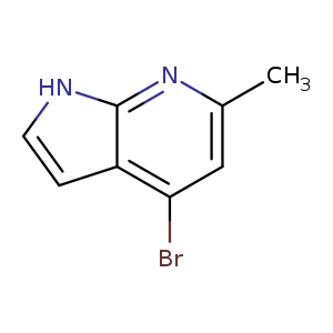 1H-Pyrrolo[2,3-b]pyridine, 4-bromo-6-methyl-