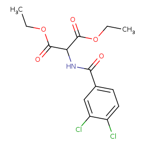 1,3-diethyl 2-[(3,4-dichlorophenyl)formamido]propanedioate